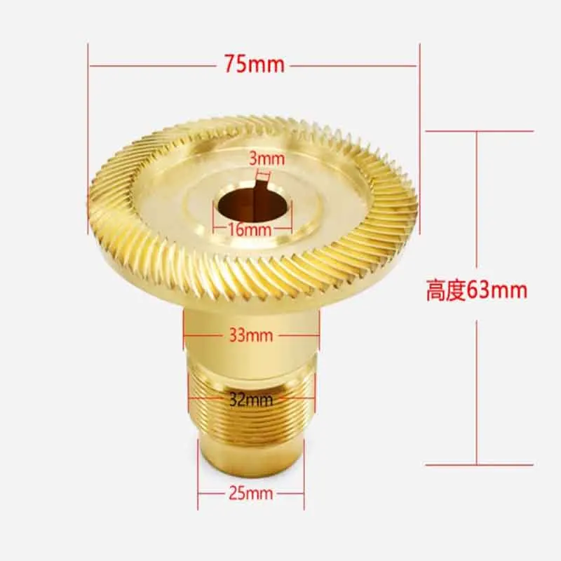 

1pc Milling Machine Servo Power Feed Brass CNC Mill Straight Gear For Bridgeport Milli TON-E KENF ALSGS SBS ALIGN