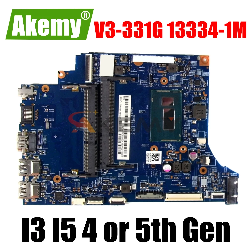 

For ACER Aspire V3-331 V3-371 V3-371G V3-331G Laptop Motherboard Celeron Dual Core CPU I3 I5 CPU DDR3 13334-1M Motherboard