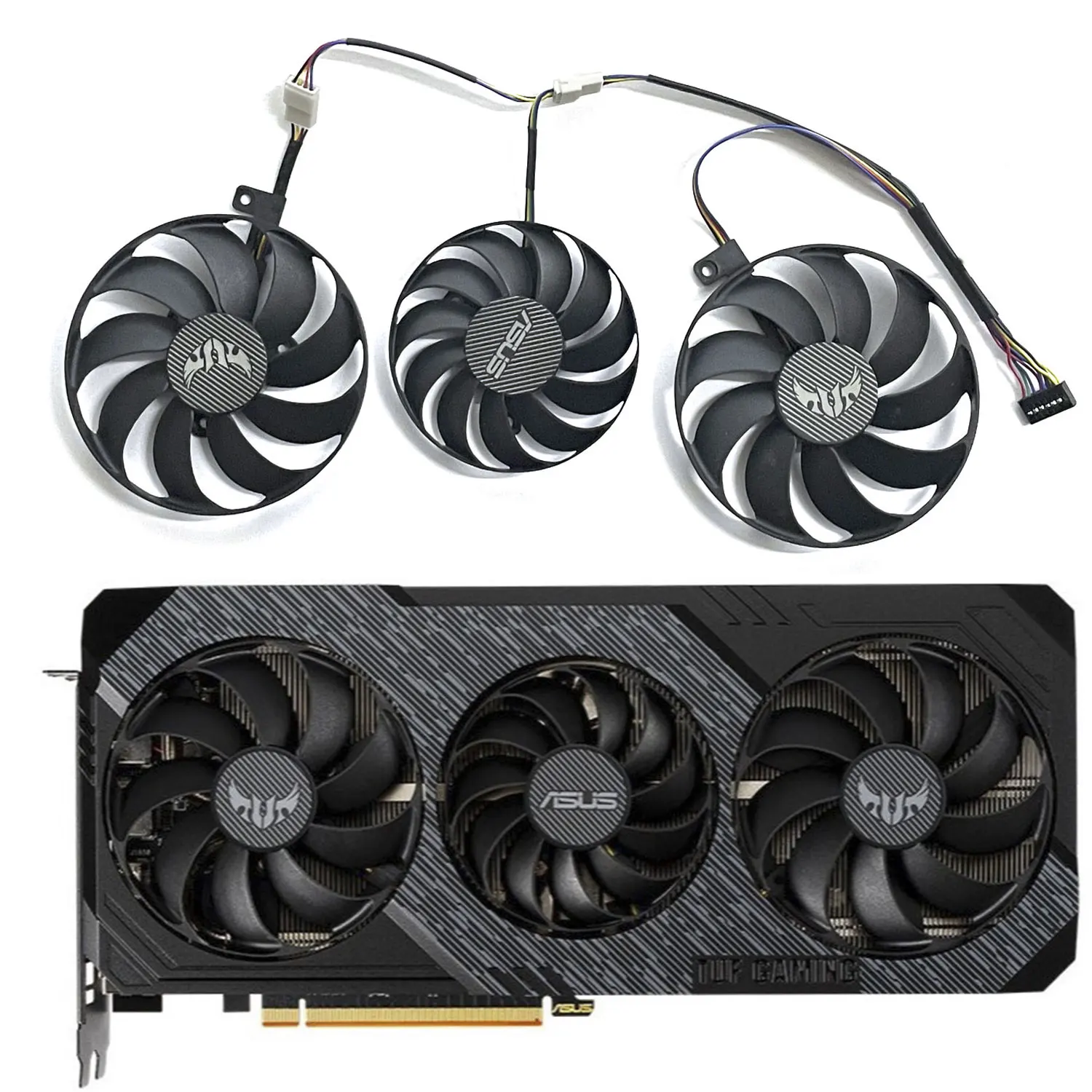 Охлаждающий вентилятор для графической карты ASUS RX5600 5700 5700XT