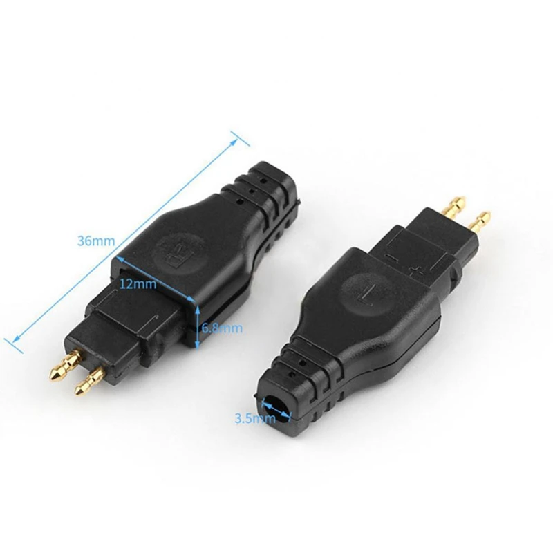 Разъем для кабеля мини-наушников Sennheiser HD650 HD600 HD580 HD25 черный