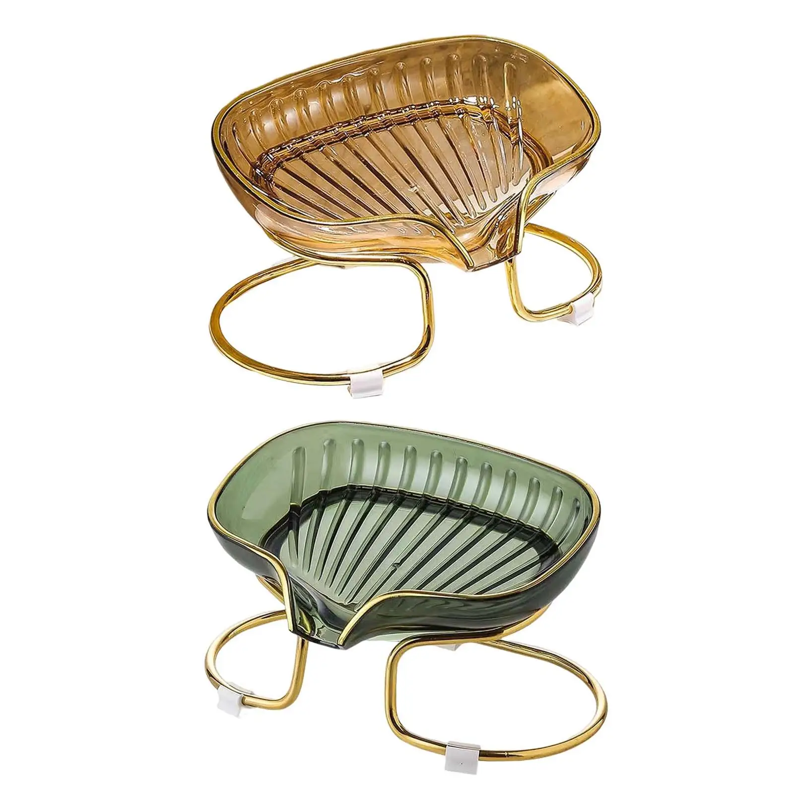 

Self Draining Soap Dish Soap Holder for Shower Bathroom Decorative