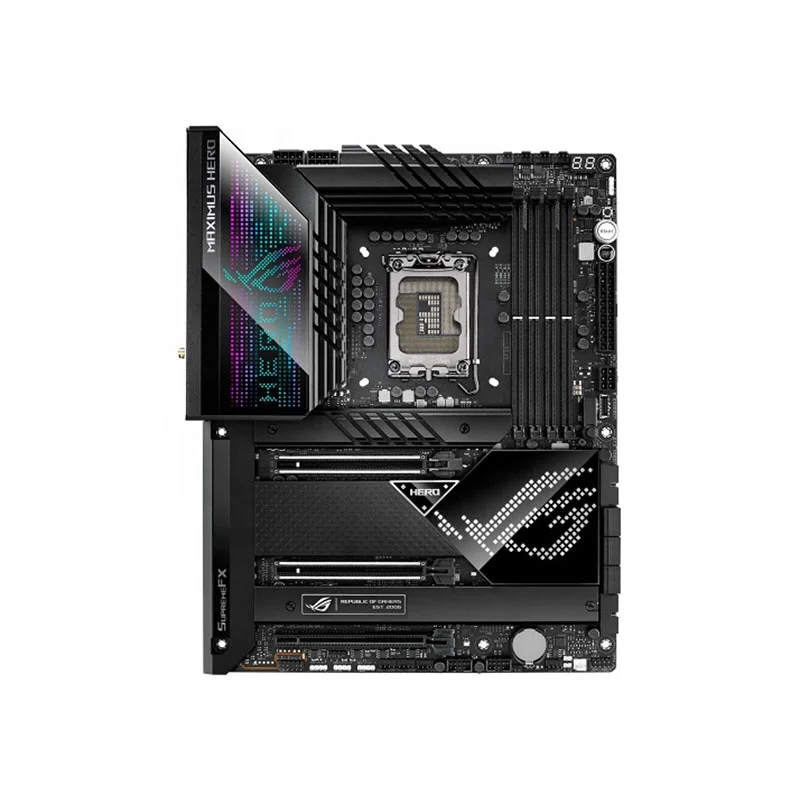 

For For ROG MAXIMUS Z690 HERO For ASUS Desktop Board Z690 ATX Support DDR5 Five M.2 USB 3.2 Gen 2x2 Front Ports PCIe 5.0