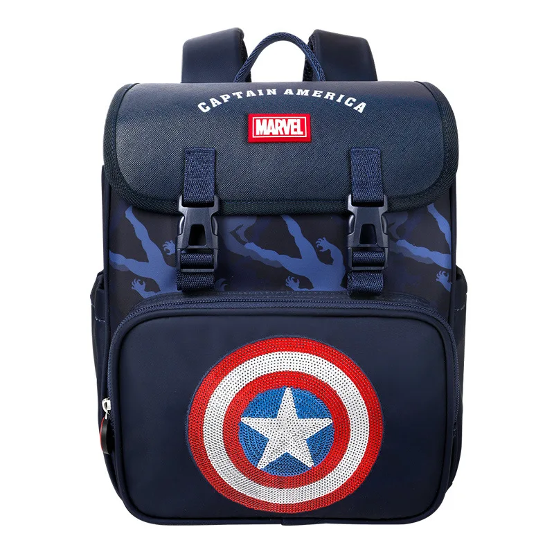 2022 New high-quality 100% genuine Disney Iron Man children's schoolbag, Christmas gift Disney Spider Man children's backpack