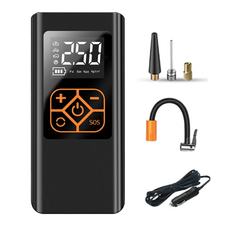 

12V Air Compressor Portable Inflator Pump Car Inflator Pump For Car Motorcycle Bicycle