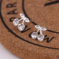 1pc korean fashion ear studs cartilage earring for women pearl flash diamond ear stud earring ear piercing jewelry gifts