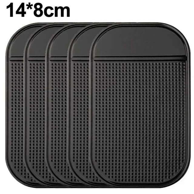 

Силиконовая противоскользящая накладка на приборную панель автомобиля, держатель для хранения телефона, нескользящая липкая накладка для хранения в салоне автомобиля, крепление для телефона