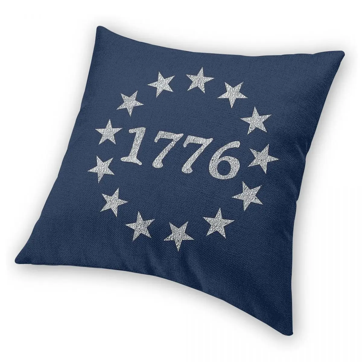 Квадратная наволочка с американским флагом Бетси Росс, 1776 г., полиэстер, лен, бархат, с принтом, на молнии, для диванакресла (art.: 3920da50464aa) - 3920da50464aa