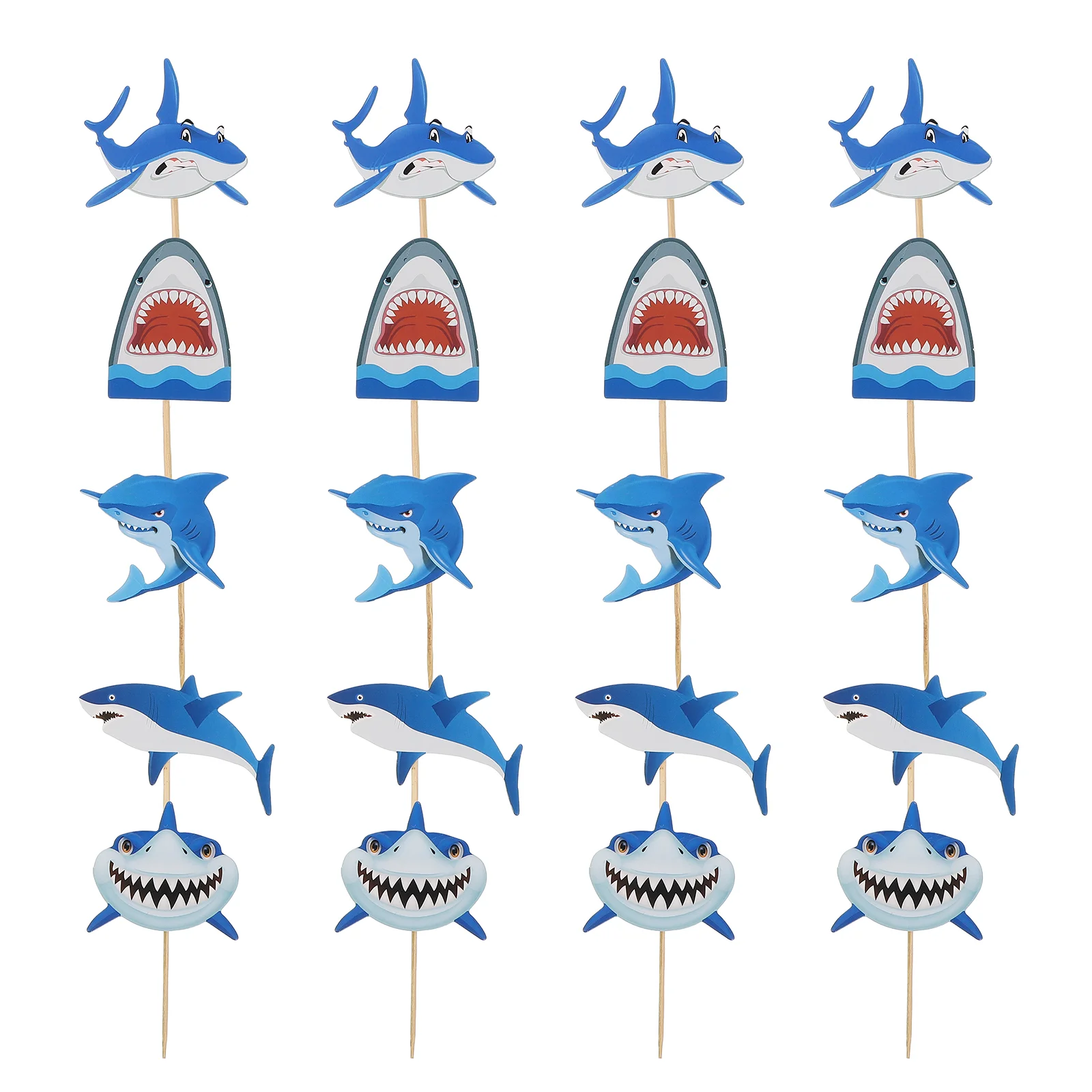 

Cupcake Partycake Toppers Insert Supplies Decorations Kids Topper Theme Birthday Sea Decor Ornament Animalbirthdays Shower Baby