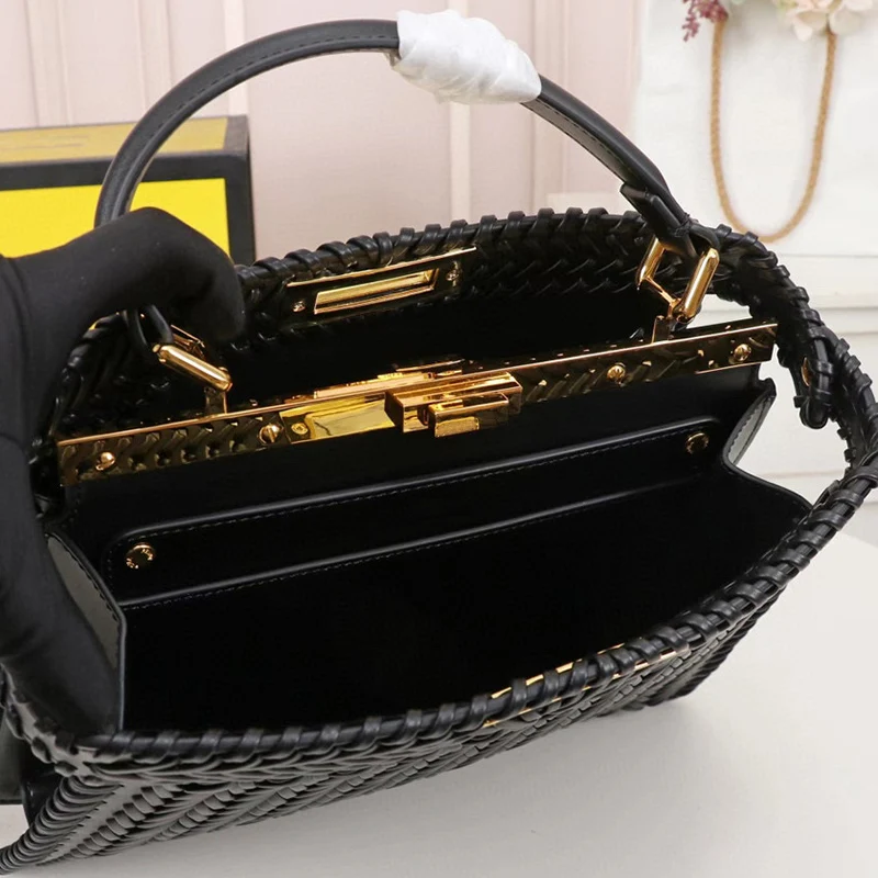 

Top woven leather handbag fashion handbag designer shoulder bag large capacity messenger bag multifunctional leisure shopping ba