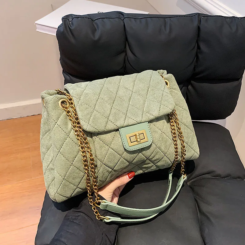 

Green Shoulder Tote Bag For Women Luxury Brand Handbag Purses Designer Messenger Shoulder Bag Fashion Top Handle Shopping Bags