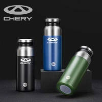 600ml 316 stainless steel vacuum flask for chery tiggo 4 3 gx arrizo 5 tiggo 7 8 3 pro thermos bottle coffee mug car accessories