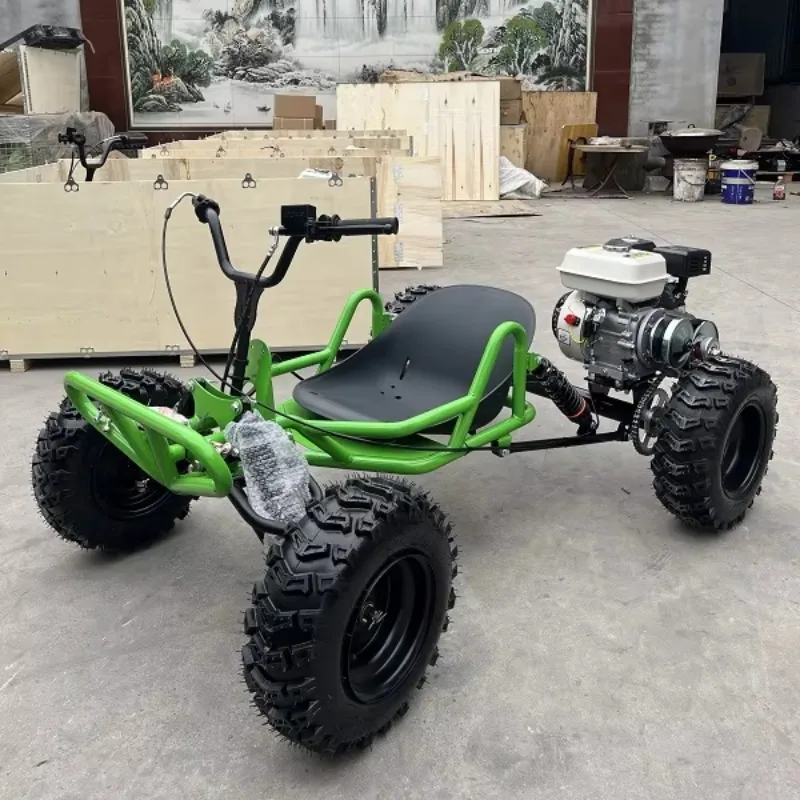 Фото Карт 212CC с четырехтактным двигателем, амортизацией, 8-дюймовыми шинами, мощностью 7.5 л.с., для дрифта, бездорожья и гонок, для взрослых и детей №2