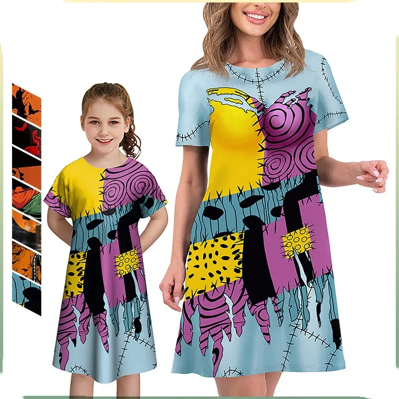 

Рождественское платье, Женский Детский костюм для косплея, наряд для детей, для Хэллоуина