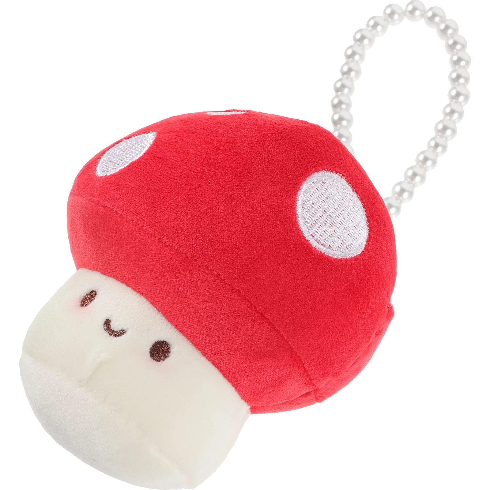 

Plush Mushroom Toy Pendant Keyring Charm Keychain Hanging Lovely Keychains Portable Decor Ornament
