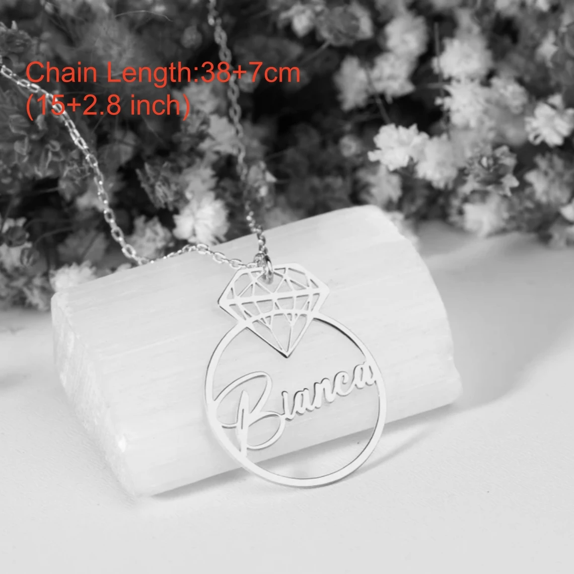 Ожерелье с именем на заказ женские любимые ювелирные изделия из нержавеющей