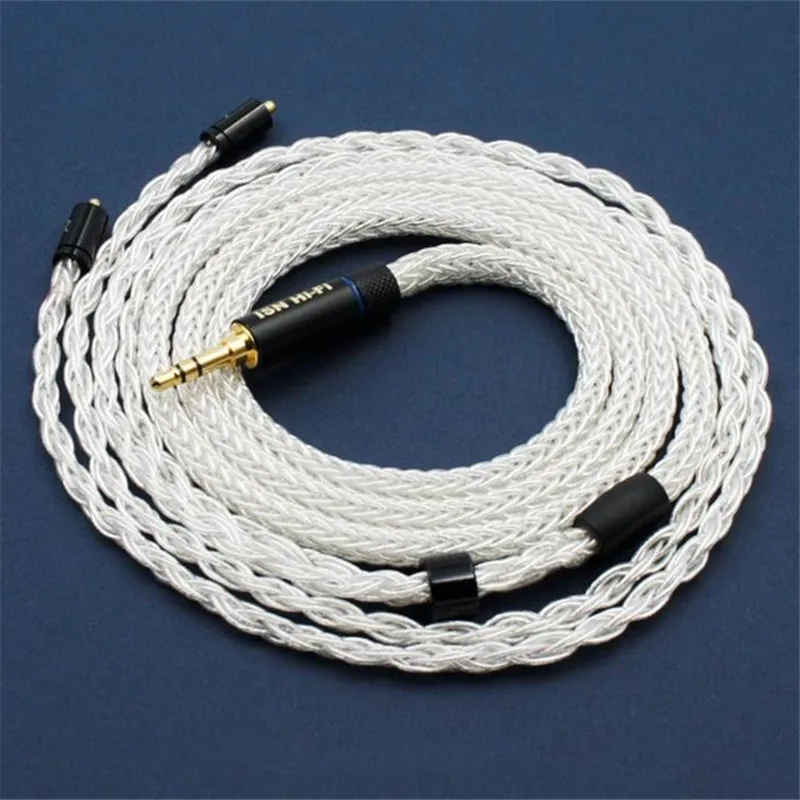 

ISN Audio S16 16 Shares Sliver-plated HiFi Audiophile Earphone Cable