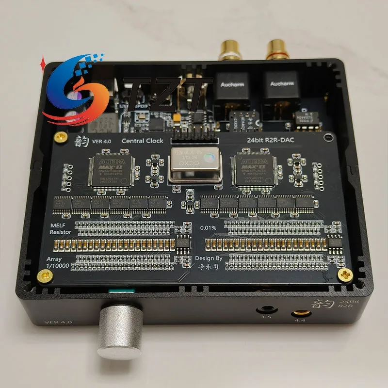 Фото Аудиодекодер TZT V4 R2R DAC с нулевым фоновым шумом, высокоточный декодер с динамической компенсацией 0.1PPM TCXO №3