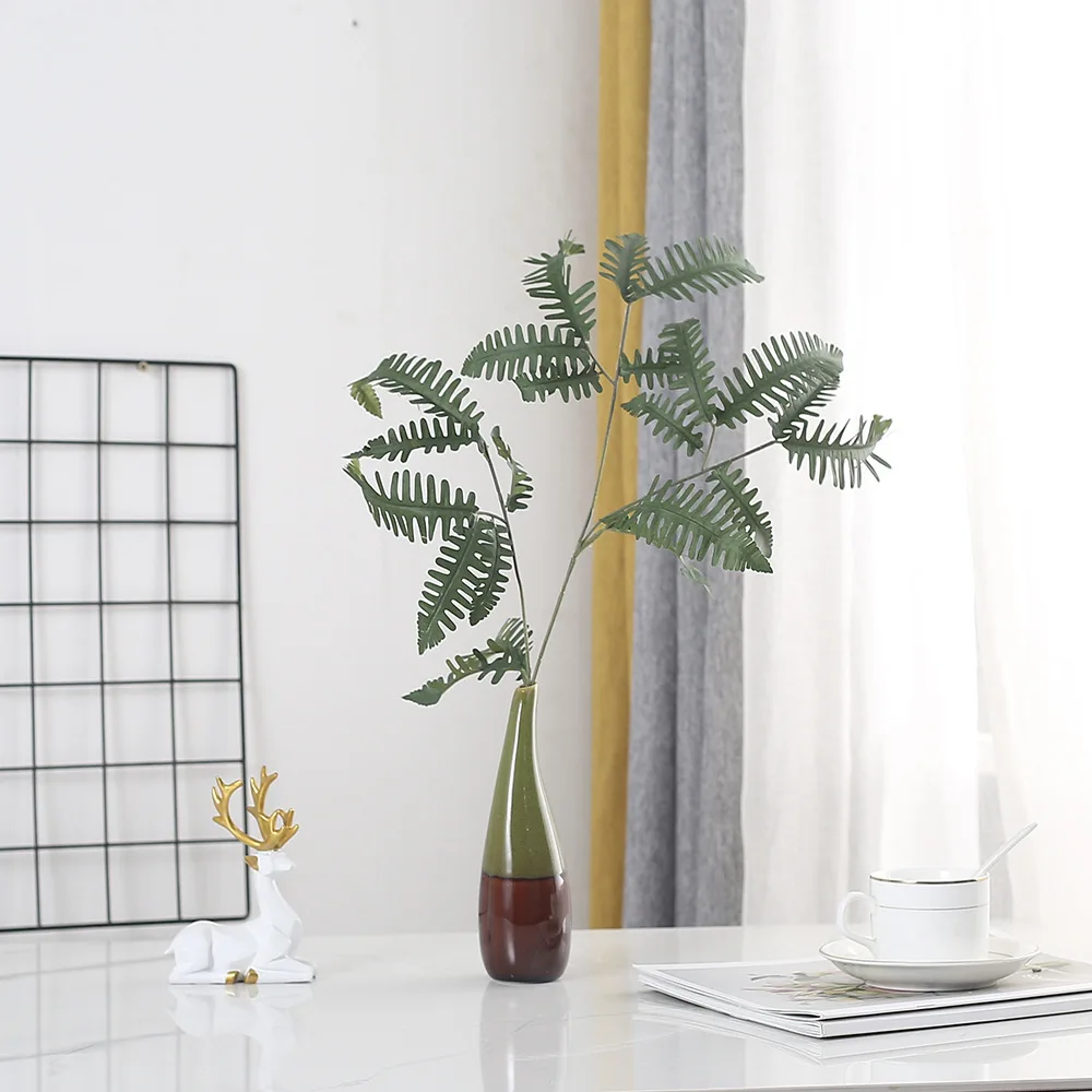 

Simulation of big cypress leaves wedding high branch locust leaves fern leaves mango leaves fake leaves living room model room