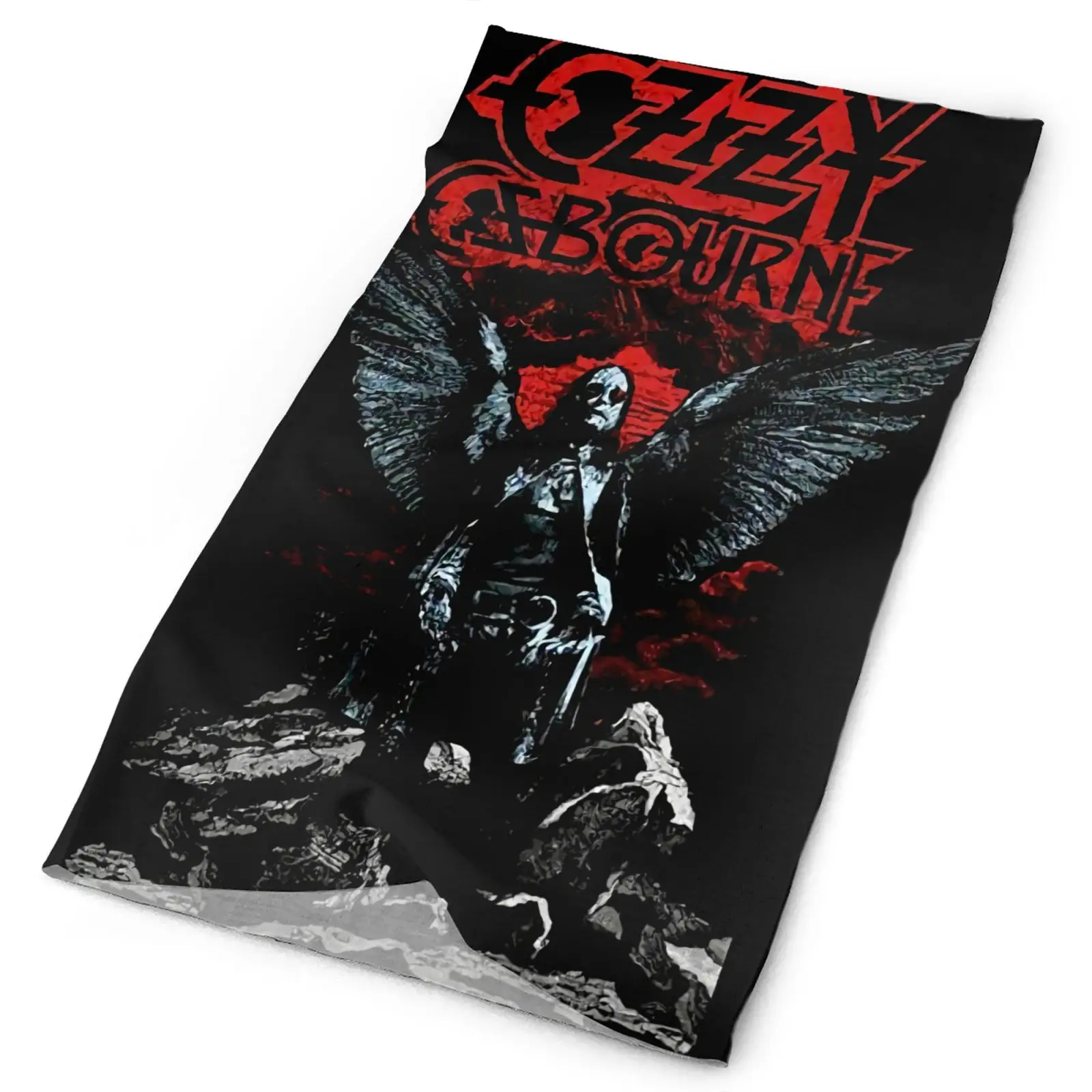 

Ozzy Osbourne Angel Wings Officially Men's Bandana Multicam Skimask Bandana Men Men's Bandana Winter Woman Scarf Scarf Hunting