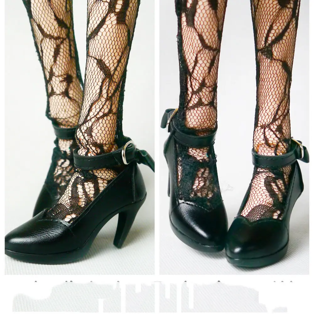 

Mini Collection MSD Doc 1/3 BJD Obitsu Doll Black High-Heel Lolita Shoes