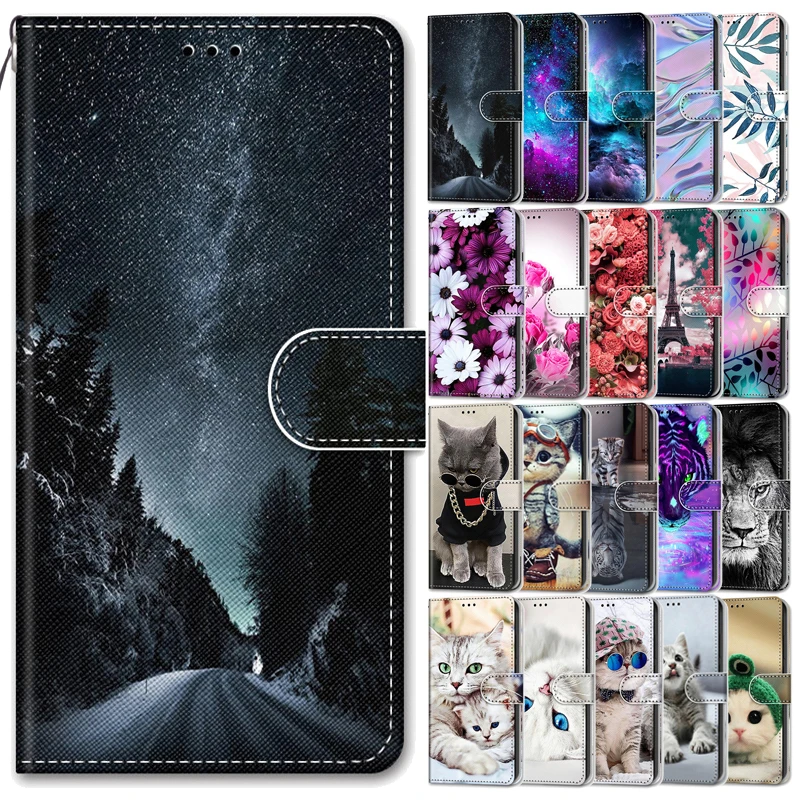 

Кожаный чехол-бумажник для Xiaomi Redmi 10C, чехол-книжка для Redmi 10C, Redmi10C, Redmi10 C, чехол с рисунком животных, чехлы для телефонов