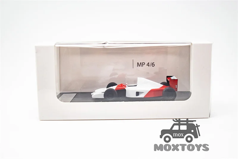 Литая модель автомобиля LCD 1:64 F1 MP4/6 No.1 A.Senna