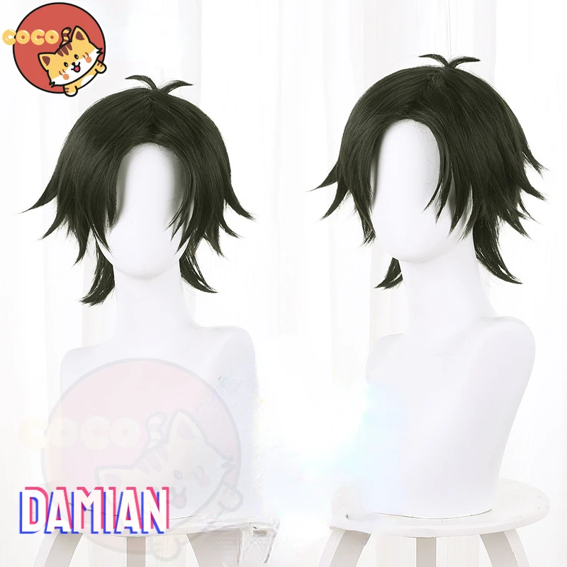 

CoCos Anime Spy X Family Damian Cosplay Wig Anime Cos Spy Family Cosplay Second Son Damian Desmond Cosplay Brownish Green Hair