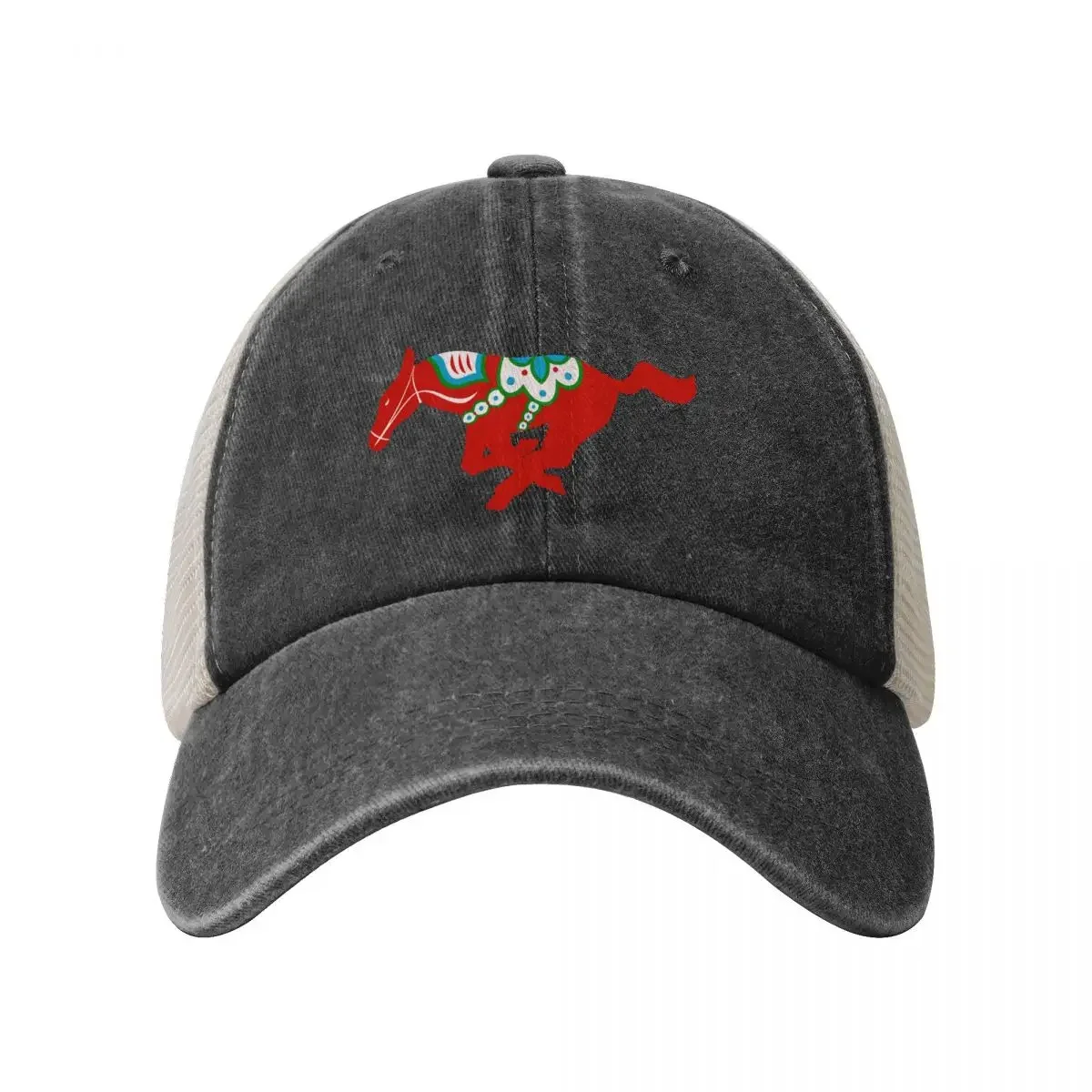 Бейсбольная кепка Dalecarlian Horse Snapback солнцезащитная женские и мужские кепки