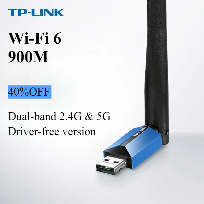 Фото Двухдиапазонная беспроводная сетевая карта TP-LINK AX900 WiFi 6, совместимая с Windows 7 (32 бит)/10 (32/64 бит)/11 TL-XDN7000H №1