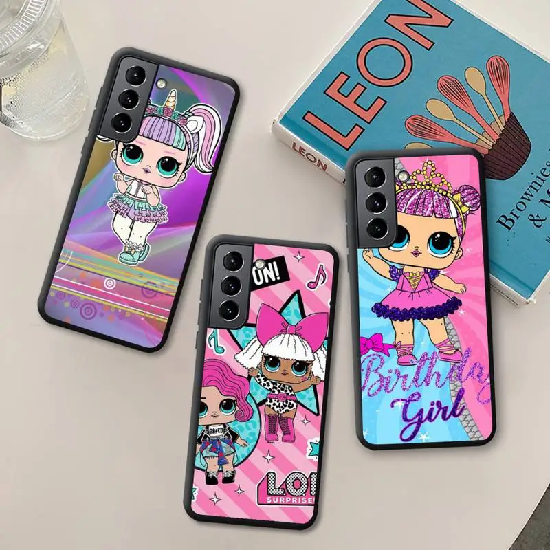 

LOL little Dolls Girl Phone Case for Samsung Galaxy S21 Ultra S20 FE M11 S8 S9 Plus S10 5G lite 2020 Silicone Soft Cover