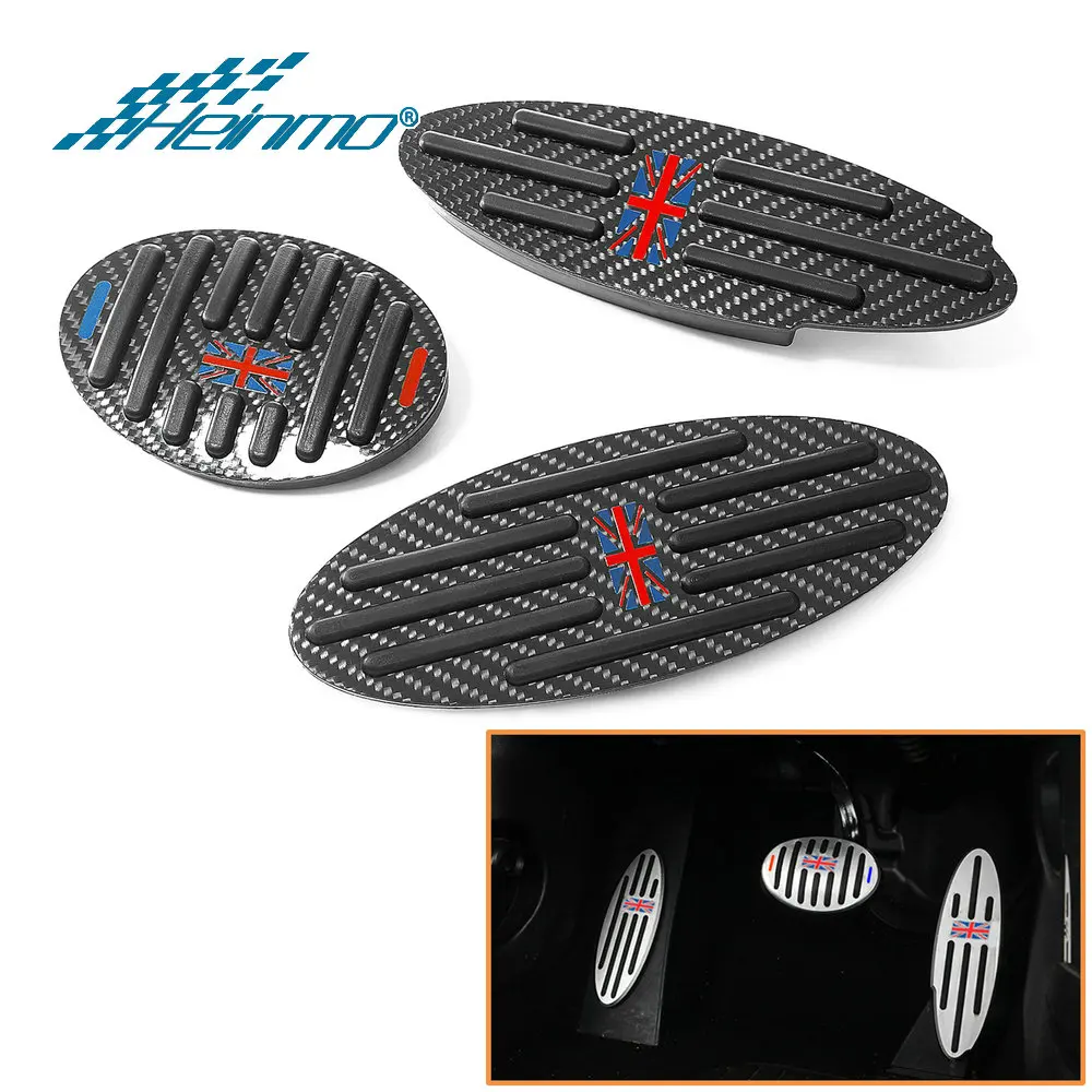 

For mini Cooper F54 F55 F56 F57 F60 R55 R56 R60 R61 automatic auto brake accelerator rest pedal cover accessories tools Sticker