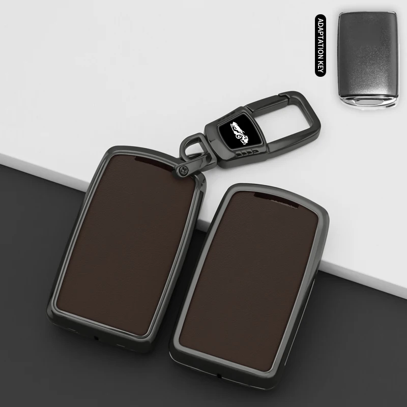 

Новый кожаный чехол для автомобильного ключа из цинкового сплава, защитный чехол для Mazda 3 Axela BP CX-30 DM G20 MX-5 MX30 X5 X9 CX60 CX90