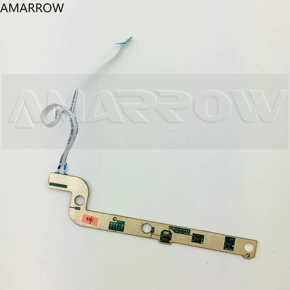 Оригинальная Бесплатная доставка Для lenovo Y560 Y560A Y560G Y560P плата кнопки регулировки громкости DAKL3TH38C0