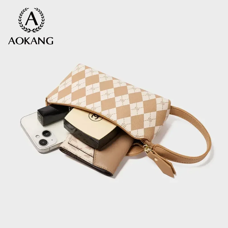 Женские сумки Aokang осень 2023 новые высококачественные дорожные клатчи