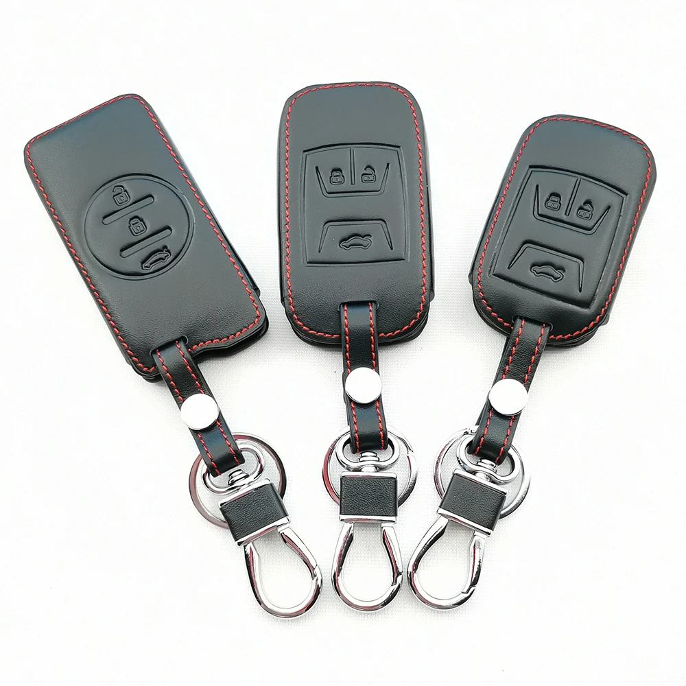 

Leather Car Key Cover Case For Chery Tiggo 2 3x Arrizo 4 5txs 5 Pro Gx 5x EQ7 Chery Tiggo 7 8 Pro Exeed 5X 2019 2020 2021