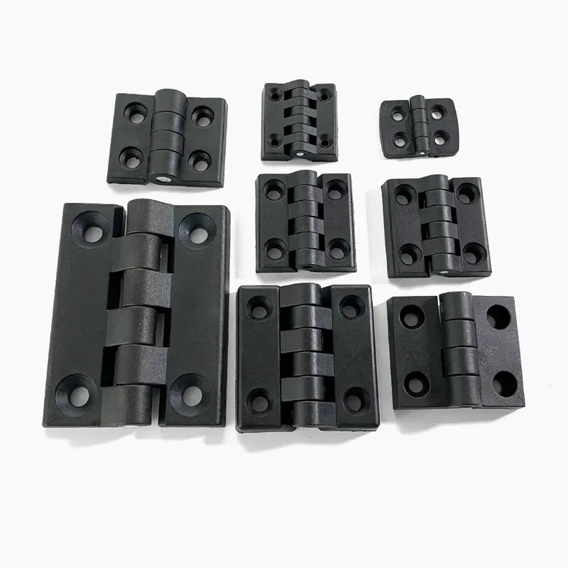 

NEW 2pcs Strong Plastic Butt Hinge Industrial Equipment cabinet Door Bearing Hinges fixed furniture hardware cabinet hinge