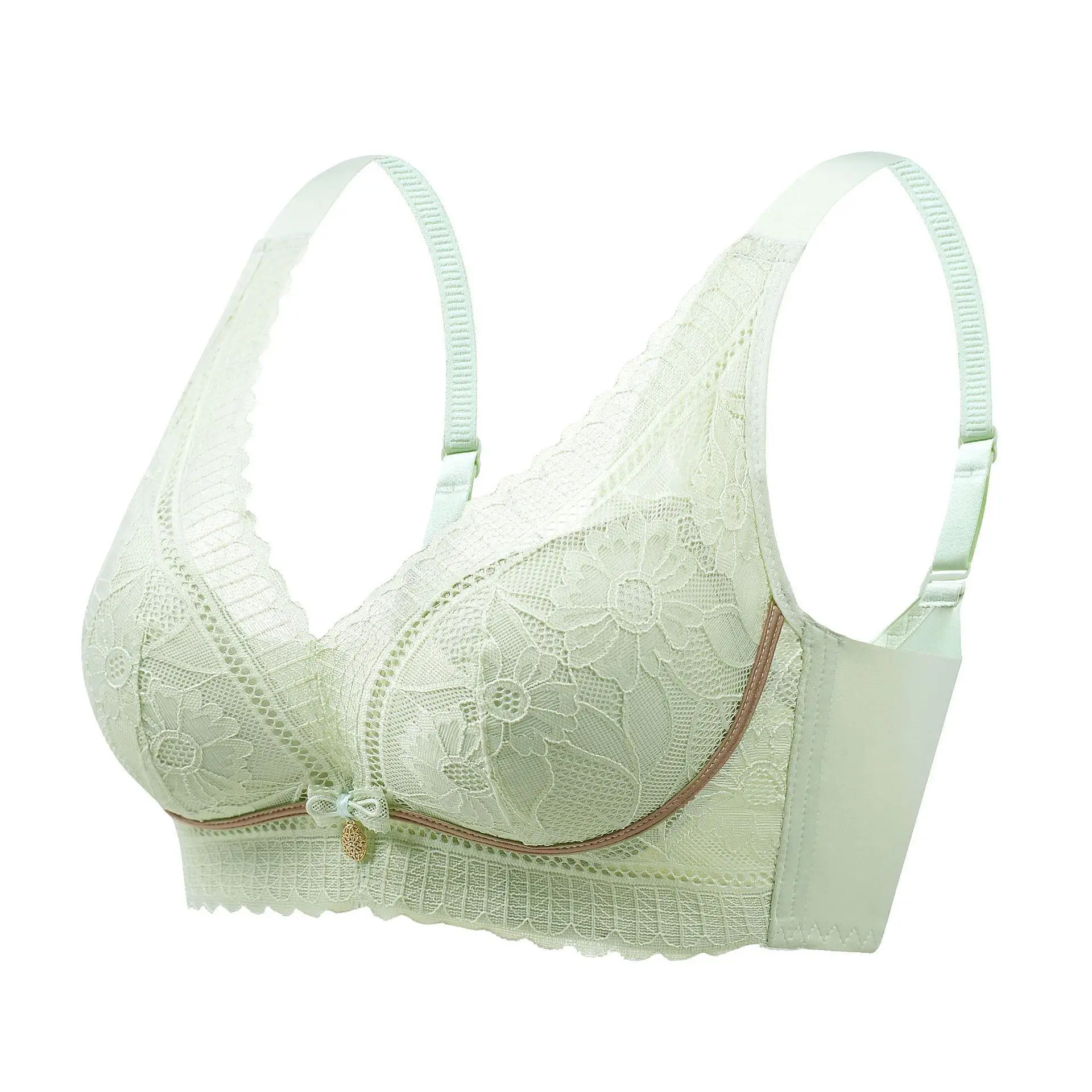 

Middle Age 32-40 B/C Bras Women's Soft Thin Cup Large Size Underwear Plus Size Bralette Vest Female Push Up Wire Free Lingerie
