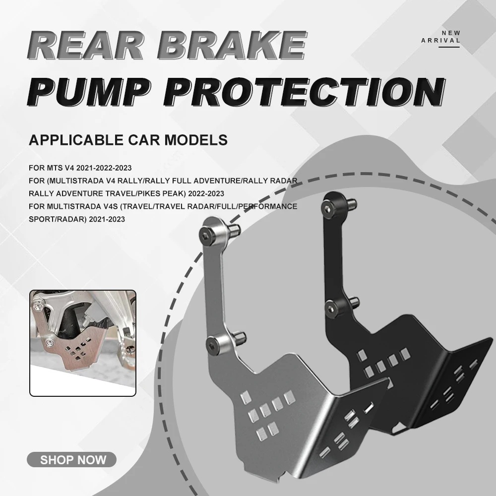 

Задний тормозной насос защита для Ducati Multistrada V4 ралли Приключения путешествия радар полный Adv 2022 2023 аксессуары для мотоциклов