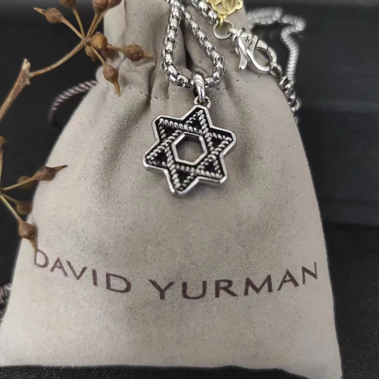 

Father's Day Gifts 2023 New Necklace David Y Jewelry High Quality 925 Silver Plated Pendant Free Shipping On Wholesale
