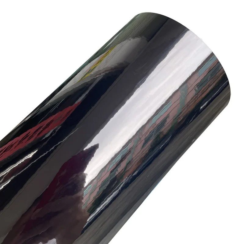 

Премиальная Самоклеящаяся Виниловая Пленка «Черный Хром» Для Оклейки Кузова Автомобиля, Материал ПВХ