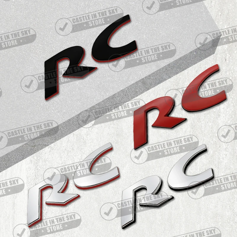 3D Автомобильная наклейка RC CC металлический задний значок для Peugeot 308 306 307 207 208 3008 407