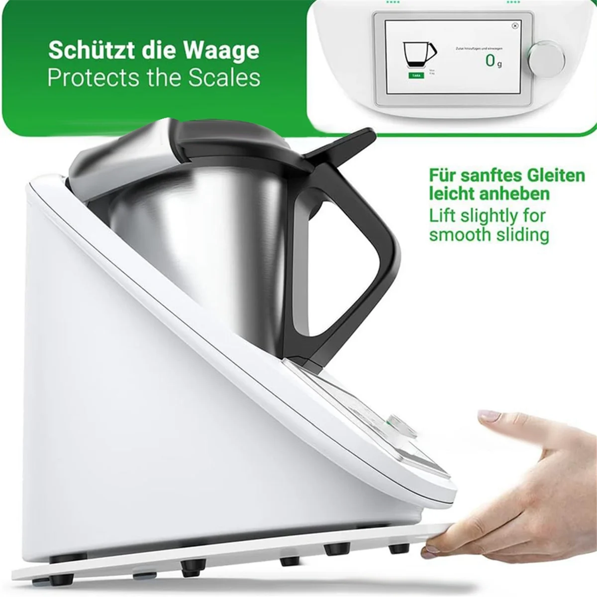 Нескользящий коврик для скользящей доски подходит блендера Thermomix TM5 TM6 легкий