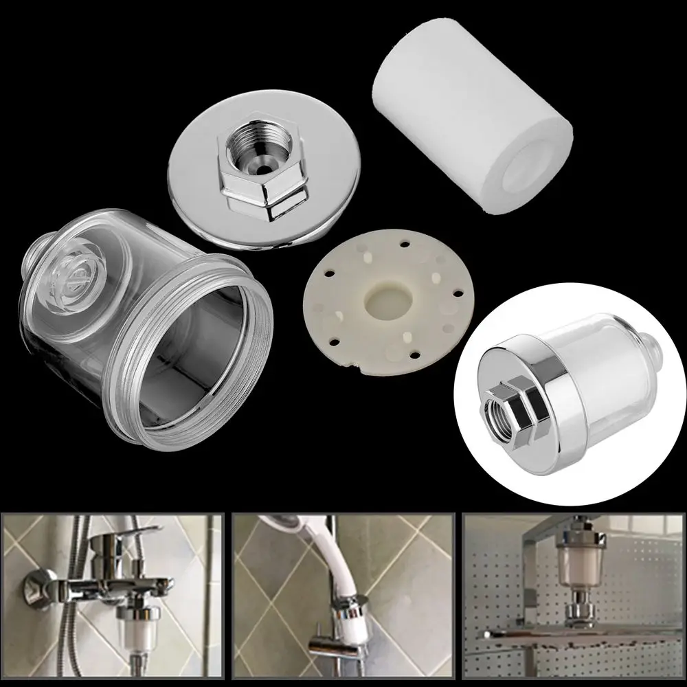 

Лидер продаж, очиститель воды из экологически чистого хлопка для ванной комнаты, Удаление хлора, фильтр для душа, смесители для очистки