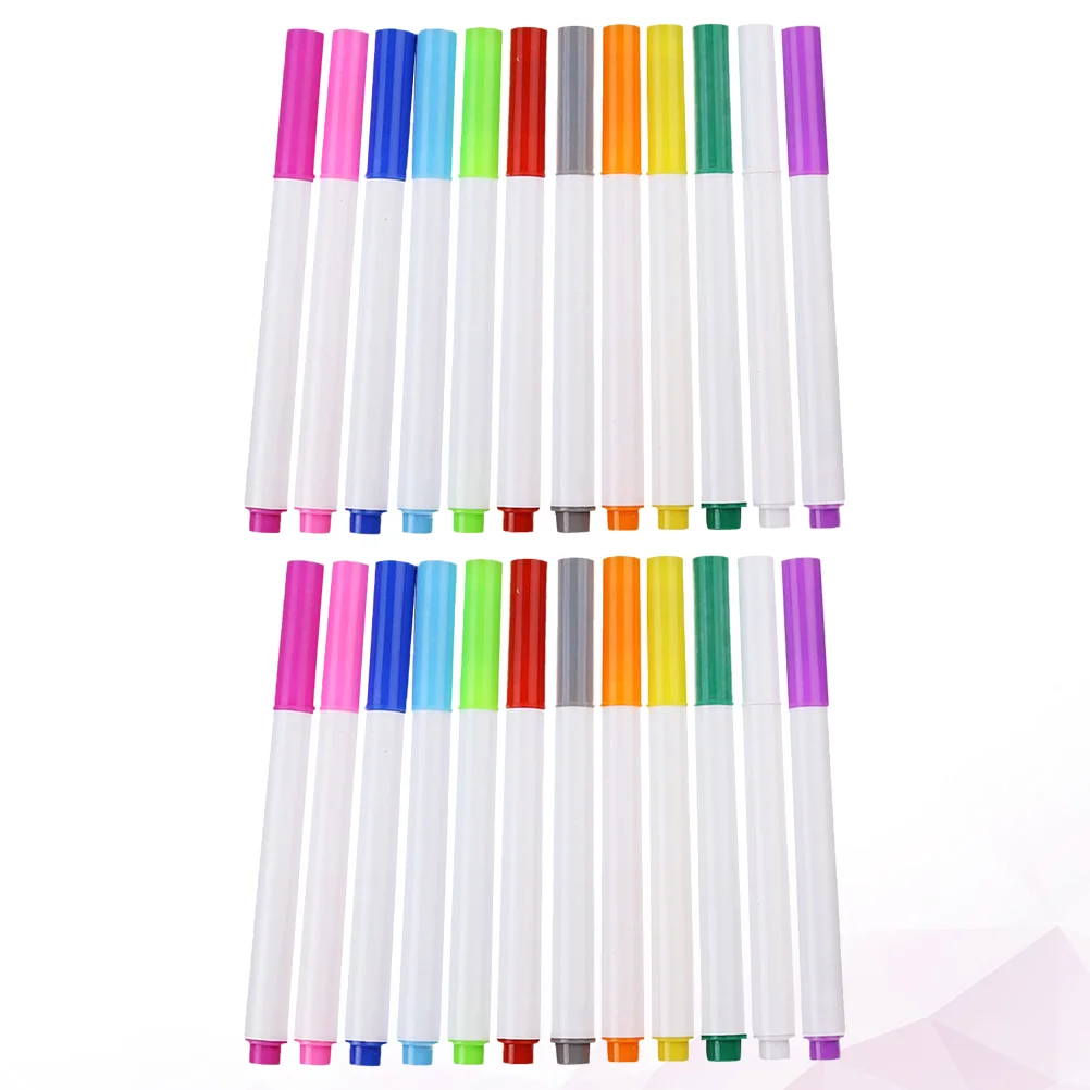 

Kids Picture Painting for Teaching Water-soluble Chalk Dustless Chalk 24Pcs Pens