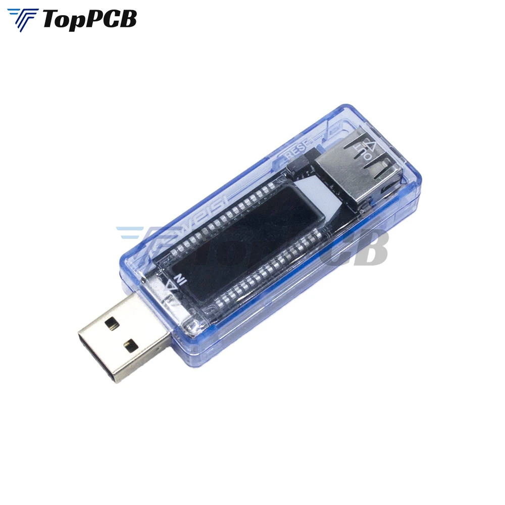 USB-тестер ЖК-цифровой вольтметр амперметр индикатор емкости мобильного питания