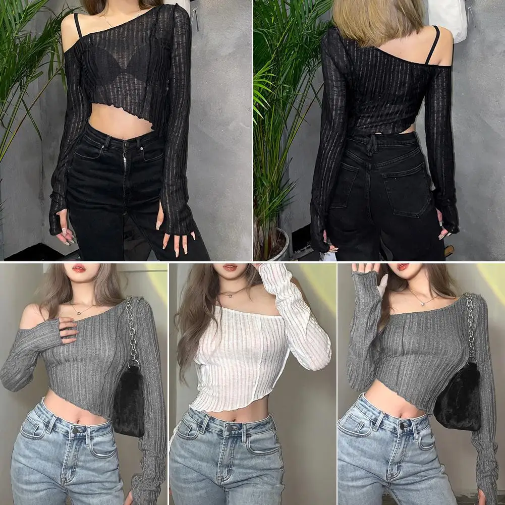 Новый Привлекательный Универсальный однотонный Тонкий Топ в стиле ретро