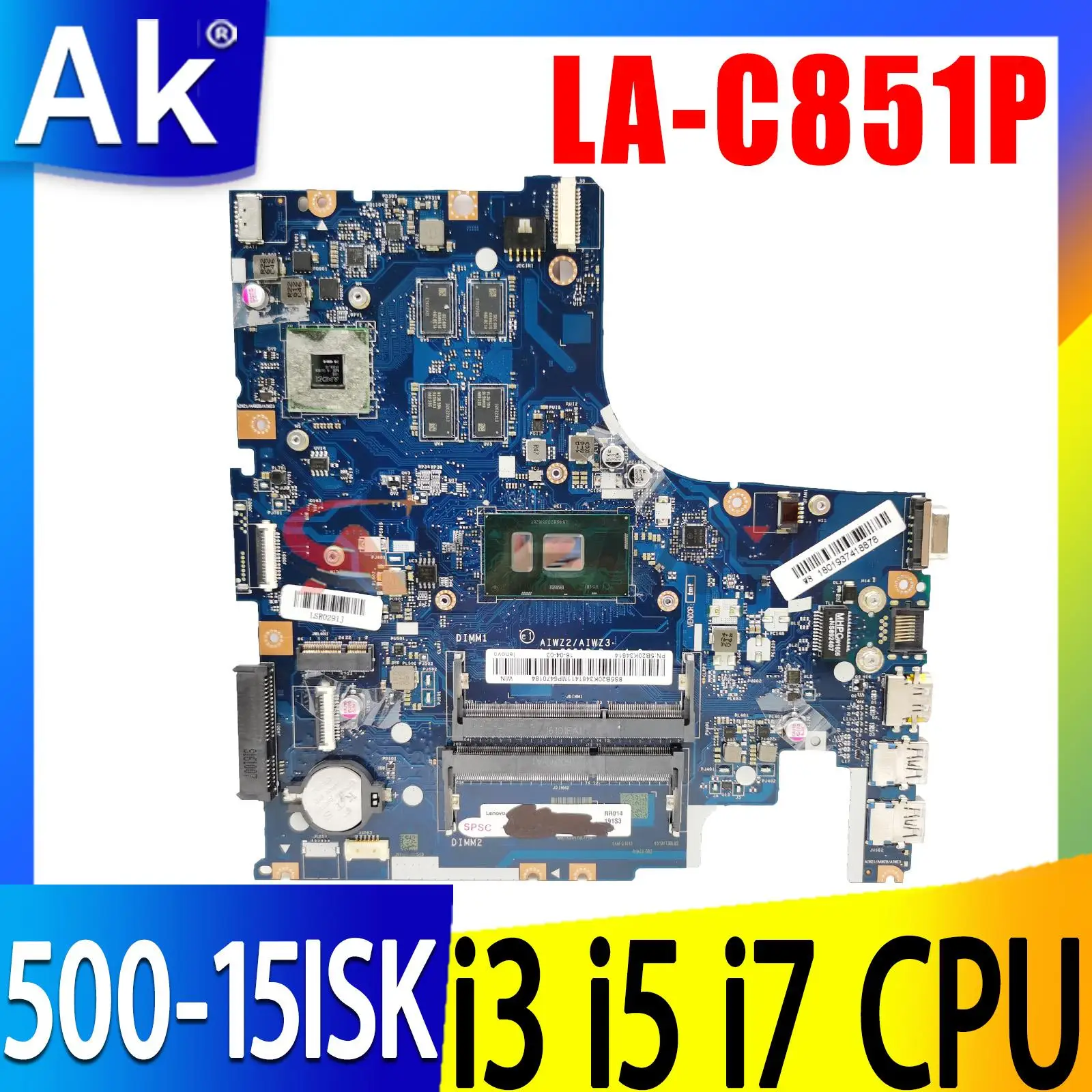 Материнская плата для ноутбука Lenovo 500-15ISK