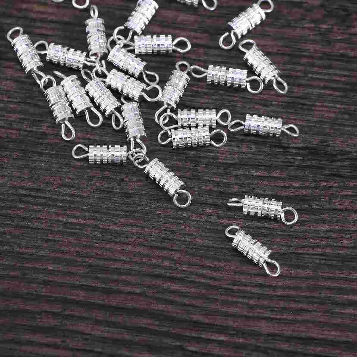 20 шт. ювелирные застежки медные винты пряжка для галстука ожерелья браслета