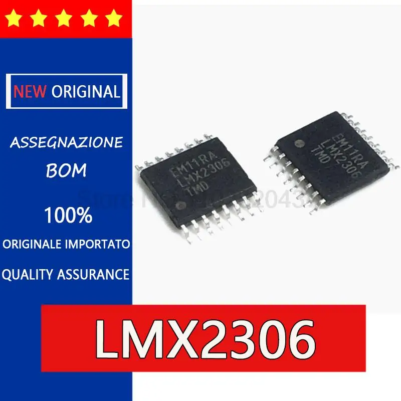 Новый и оригинальный синтезатор частоты LMX2306TMD LMX2306TMX LMX2306TM LMX2306 TSSOP16 низкой мощности