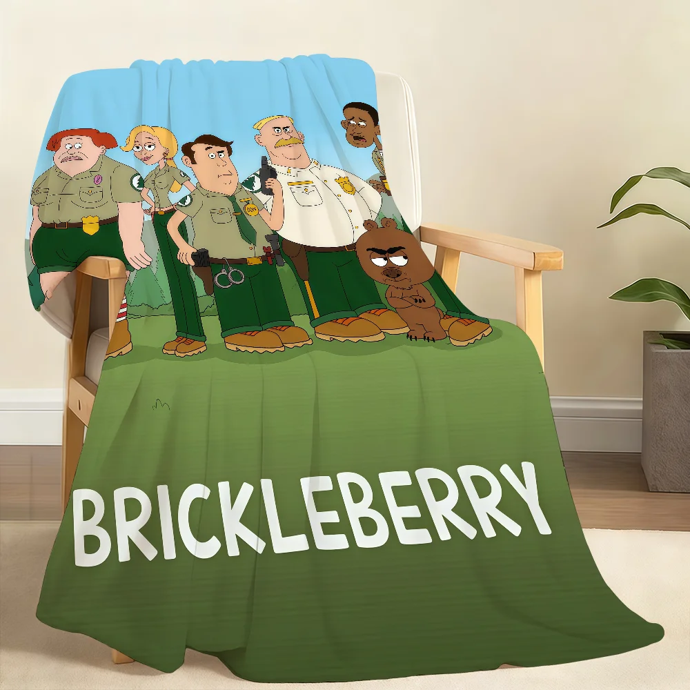 

B-Brickleberry C-Comedy плед из полиэстера